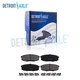 Rear Ceramic Brake Pads w/Hardware for LX570 Toyota Land Cruiser Sequoia Tundra