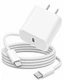 20W Fast Charger For iPhone 17 15 14 13 12 Pro Max USB-C Adapter PD Cable Lot