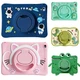 For iPad 11th/10th/9th/8th/7th/6th/5th Gen A16 Pro Kids Cartoon Stand Case Cover