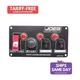 Joes 46125, One Black Switch Panel Ing/Start W/2 Acc Switches Performance Parts