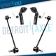 Front Outer Tie Rods Sway Bar Links for 2004 2005 2006 2007 2008 2009 Mazda 3 5