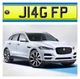 JAGUAR F-PACE private plate, J14GFP, Jaguar, Jag, F-Pace