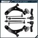 Front Lower Control Arm Ball Joints Sway Bars Tie Rods For 2010-13 Mazda 3 i / S