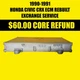 REBUILT EXCHANGE SERVICE 90-91 HONDA CIVIC 37820-PM6-L09 Engine Control Module