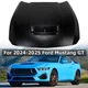 For 2024-2025 Ford Mustang GT Style Front Hood Panel Aluminum PR3Z-16612-B
