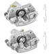 2x Rear Brake Calipers For Mazda 3 09-13 2.3L 10-13 2.0L 2.5L and Sport 2.5L