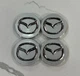 -4 X 2.25" MAZDA Silver Wheel Center Caps Mazda 3/5/6, RX 8, Miata, CX-3/5/7/9-
