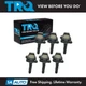 TRQ Turbo Ignition Coil Set of 6 V6 Turbocharged Kit for Audi S4 A6 Allroad 2.7L