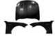 Fit 2018 2019 - 23 Ford Mustang Front Driver & Passenger Fender Set & Hood Panel