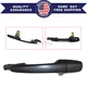 FOR 06-17 Mazda 5 Rear Exterior Outside Sliding Door Handle Black LH Driver Side