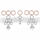 Land Rover LR3 LR4 Air Suspension Valve Block Front Rear Repair O Ring Seal Kit