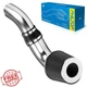 PHILTOP Black 3.5" Cold Air Intake for Chevy S10 Blazer GMC 4.3L