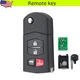 For 2010 2011 2012 2013 Mazda 3 6 Keyless Car Flip Remote Key Fob Transmitter