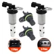 4x Variable Valve Timing Solenoid & Camshaft Position Sensor For BMW 128i 330i