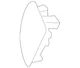 Genuine Lexus Hole Cover 52128-76904