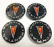 2001-2002 Pontiac Firebird Trans Am WS6 Wheel Center Caps Centerline 17" KIT