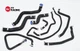 Silicone Radiator Coolant Heater Hose For Mazda RX8 SE3P RX-8 13B-MSP Black new