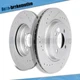 FRONT 276 MM DRILLED AND SLOTTED BRAKE ROTORS FOR 02 03 04 05 06 MINI COOPER