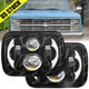 Brightest Pair 5x7 7x6 LED Headlights Sealed Hi/Lo Beam DOT For Chevy S10 Blazer