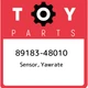 89183-48010 Toyota Sensor, yawrate 8918348010, New Genuine OEM Part