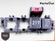 04-07 Audi A8, L LWB D3 Black Front Lower Right Fuse Relay Box Holder 4E0937503B