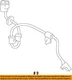 Genuine Honda 57450-TK8-A01 Right Front Sensor Assembly