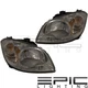 Left Right Pair Smoked Lens Headlamps for 2005-2010 CHEVROLET COBALT PONTIAC G5