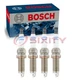4 pc Bosch EVO Spark Plugs for 2018-2020 Jaguar F-Pace 2.0L L4 Ignition Wire bs