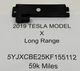 2016-2020 Tesla Model X Keyless Entry Antenna Control Module OEM 1043130-00-B