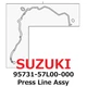 【NEW】Suzuki Genuine 2010-2013 Kizashi Press Line Assy 95731-57L00-000