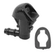 1PC Windshield Washer Nozzle For Honda Pilot 2009-2015 76810-SZA-A01ZA Black