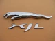 10 11 12 13 JAGUAR XJ L XJL REAR TRUNK EMBLEM LOGO BADGE SIGN SYMBOL USED A47097