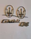 Genuine OEM 2014-2016 Maserati Ghibli S Q4 Chrome Emblem Set - 670008315