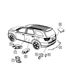 Genuine Mopar 2011-2013 Dodge Durango Blind Spot Detection Module 56038890AG
