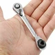 1PC Mini 1/4inch Double Ended Quick Socket Ratchet Wrench Rod Screwdriver Bit U!