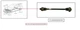 LEFT REAR AXLE SHAFT OEM 2017 SMART SMARTFOR2 1YR WRNTY