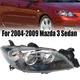 Headlight For 2004 2005 2006 2007 2008 2009 Mazda 3 Sedan Right Passenger Side