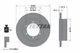 2X 92304003 Textar Brake Disc for Nissan, Renault Trucks