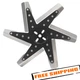 Derale 19115 15" High Performance Stainless Steel Standard Rotation Flex Fan