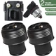 4X Rear Air Suspension Spring & Air Compressor Valve Block For BMW X5 F15 X6 F16