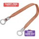 Allstar ALL76330-9, Copper Ground Strap 9In W/ 3/8In Ring Terminals Performance