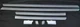 Audi B5 S4 A4 OEM Lower Door Blade Molding With Quarter Panel Trim Silver