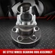 FOR 04-11 COBALT PONTIAC G5 G6 ION REAR WHEEL BEARING & HUB ASSEMBLY WITH WSS