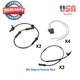 4 ABS Speed Sensor Front Rear Left Right W/connector Fit:BMW F23 F30 F31 F32 F33