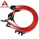 RED Spiral Core SPARK PLUG WIRES 45 DEGREE END For BBC CHEVY 396-427-454-502