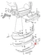 Genuine VW Tiguan 5N1 5N2 Cover For Towing Eye Right Rear 5N0807441AGRU