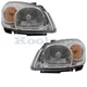 For 05-10 Cobalt Halogen Headlight Headlamp Smoked Housing with Bulb PAIR SET