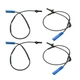 4x ABS Wheel Speed Sensor For Mini Cooper Paceman Countryman Front & Rear