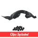 Passenger Side Fender Liner w/ Clips For 2014-2017 Mazda 6 MA1249143 GHP956130G