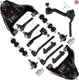 SCITOO 14-PC 4WD Suspension Kit For Chevy S10 Blazer For GMC Jimmy Sonoma